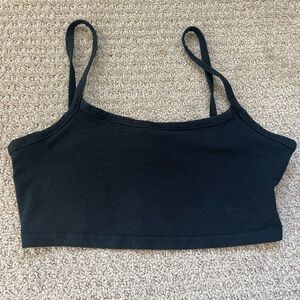Urban Outfitters Black Sleeveless Crop Top